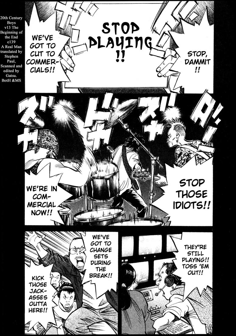 20th Century Boys Chapter 139 page 1 - Chapter 139: A Real Man
