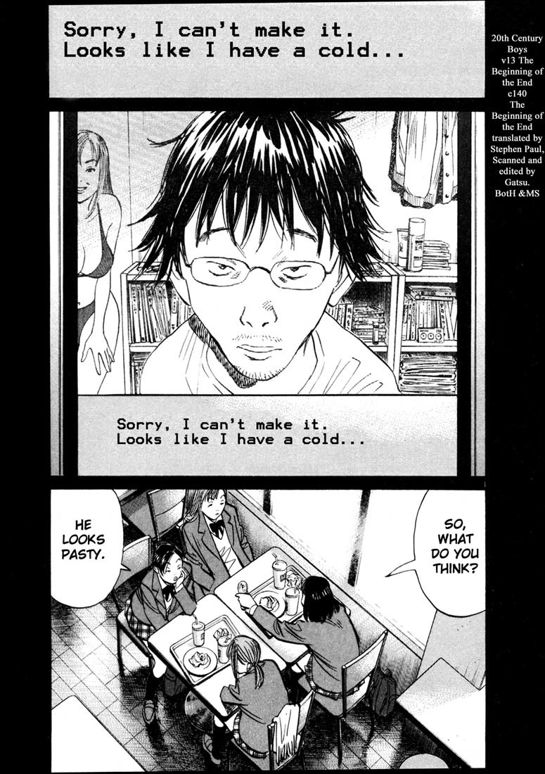 20th Century Boys Chapter 140 page 1 - Chapter 140: The Beginning of the End