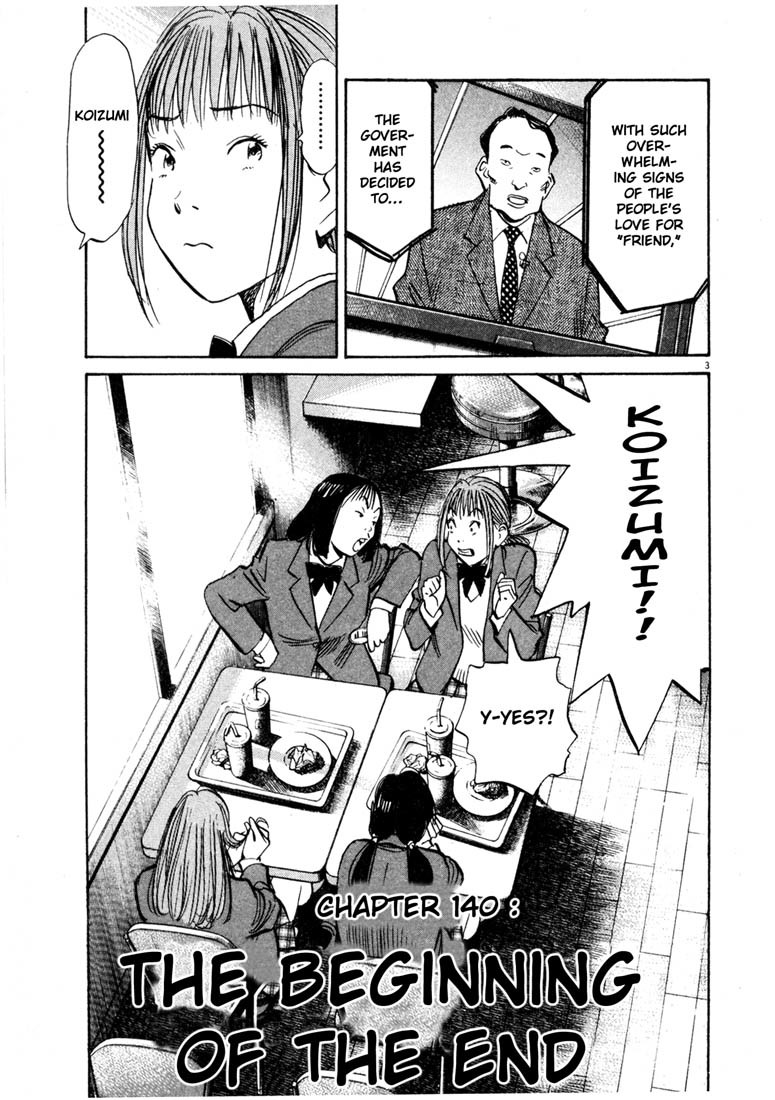 20th Century Boys Chapter 140 page 3 - Chapter 140: The Beginning of the End
