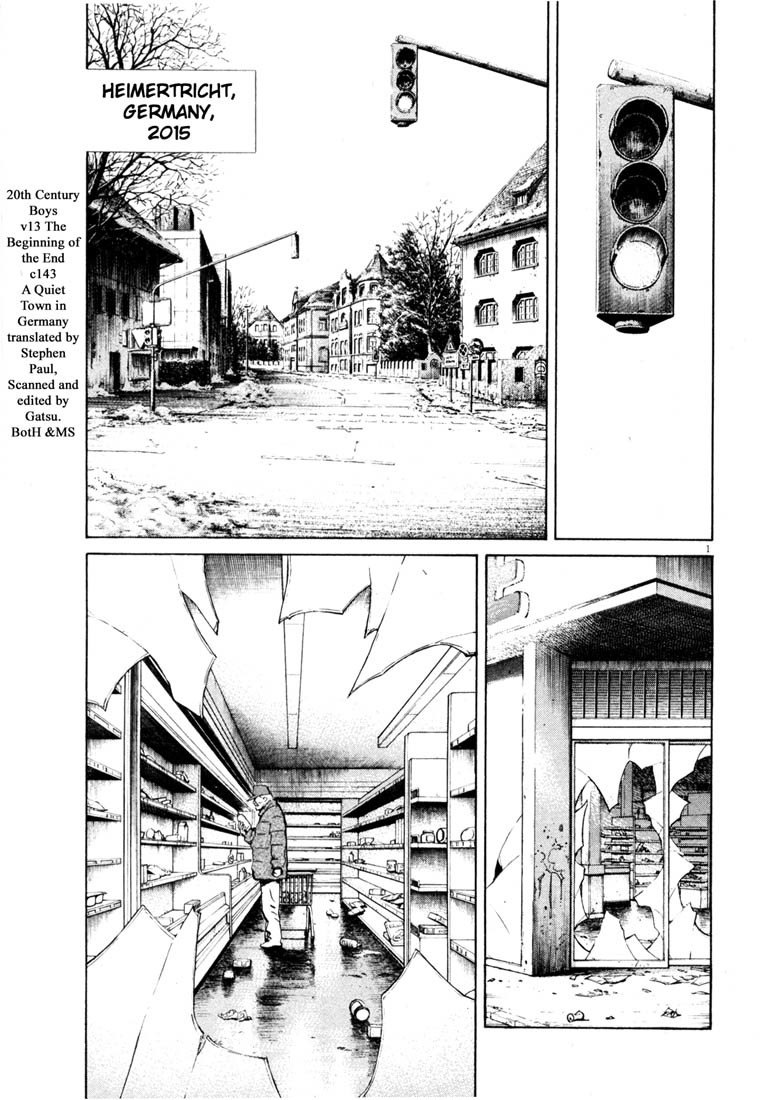 20th Century Boys Chapter 143 page 1 - Chapter 143: A Quiet Town in Germany