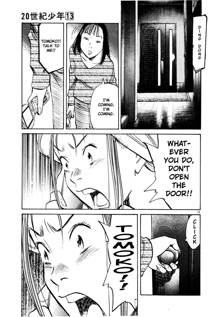 20th Century Boys Chapter 144 page 19 - Chapter 144: A Stealthily Approaching Terror