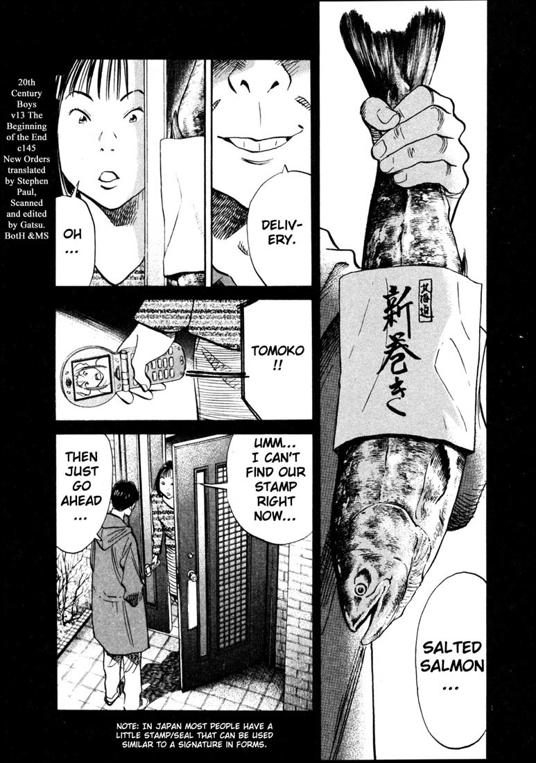 20th Century Boys Chapter 145 page 1 - Chapter 145: New Orders