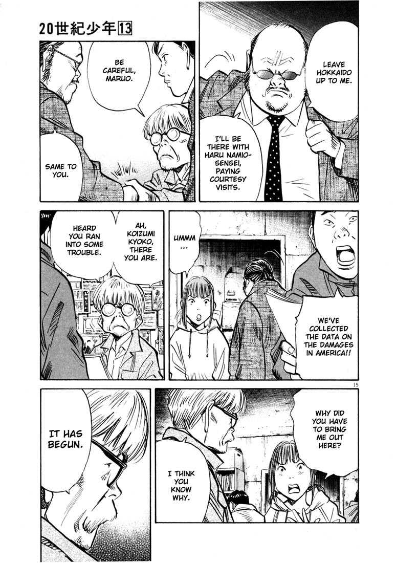 20th Century Boys Chapter 145 page 15 - Chapter 145: New Orders