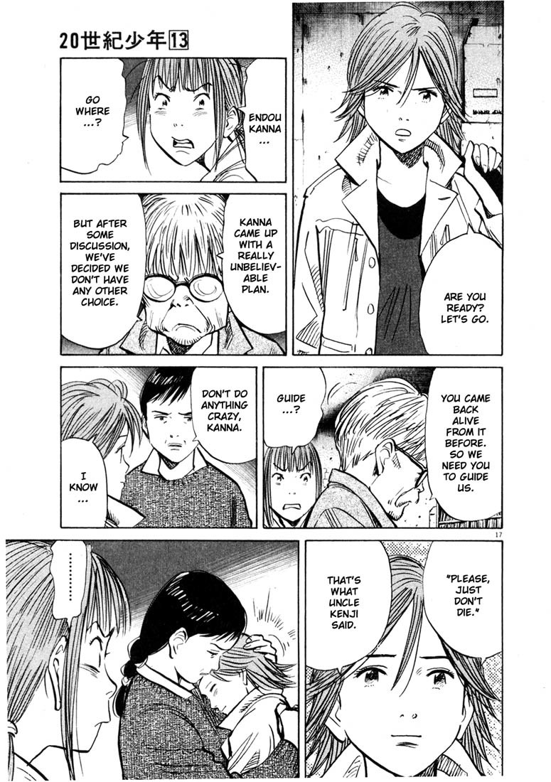 20th Century Boys Chapter 145 page 17 - Chapter 145: New Orders