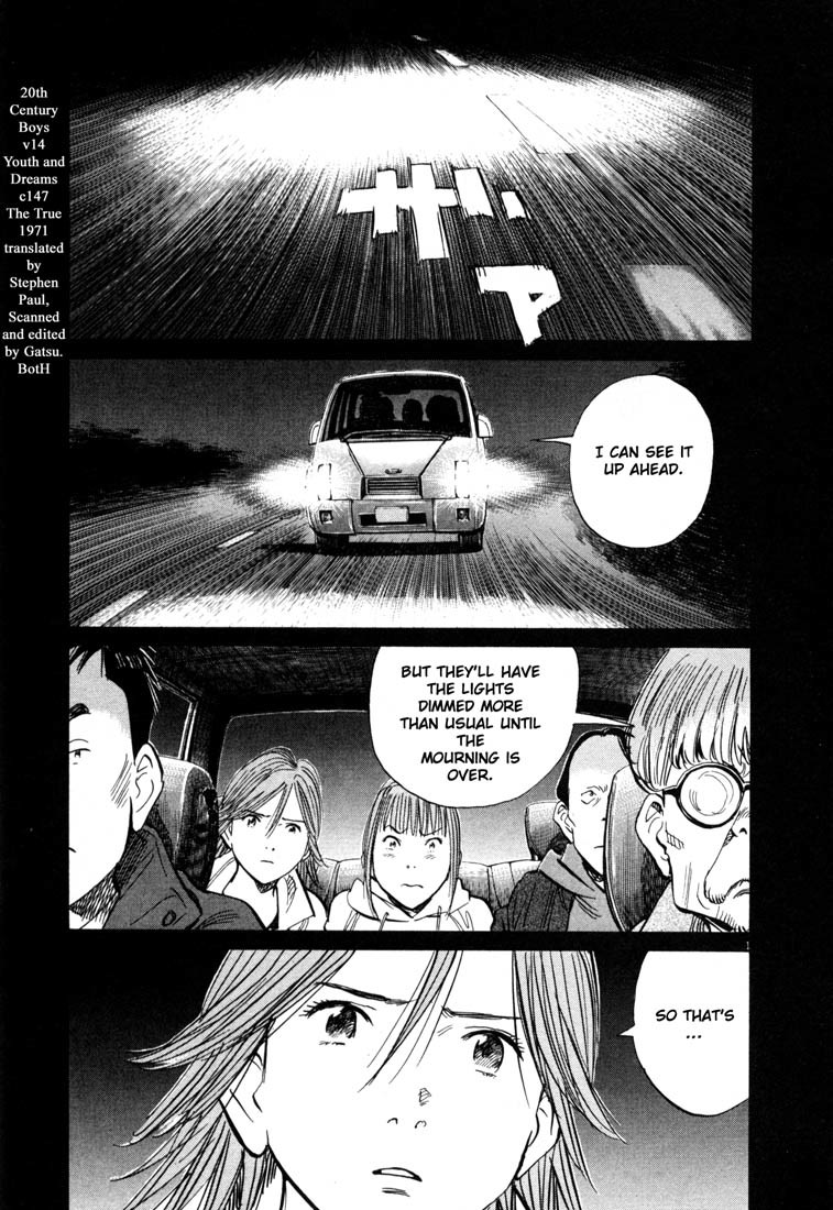 20th Century Boys Chapter 147 page 1 - Chapter 147: The True 1971
