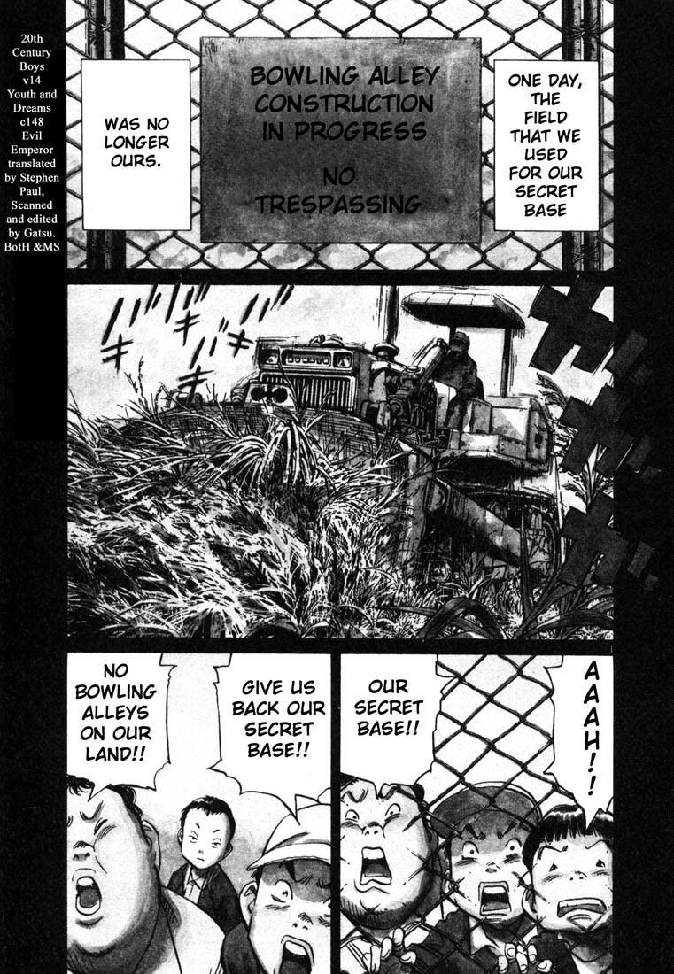 20th Century Boys Chapter 148 page 1 - Chapter 148: Evil Emperor
