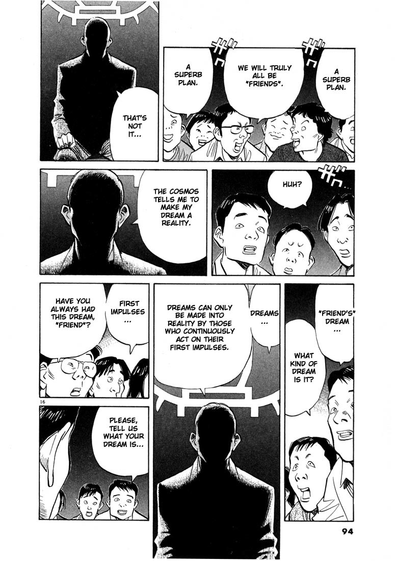20th Century Boys Chapter 15 page 16 - Chapter 15: The Time for Human Extinction