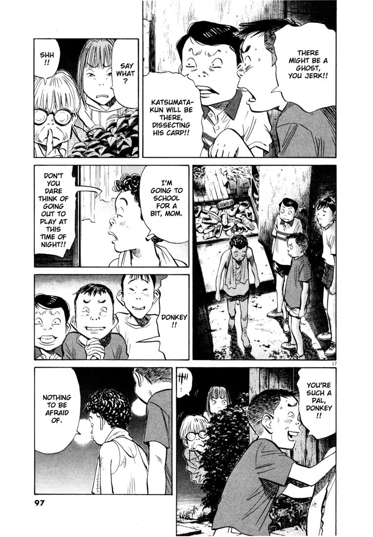 20th Century Boys Chapter 150 page 17 - Chapter 150: The Day He Saw Something