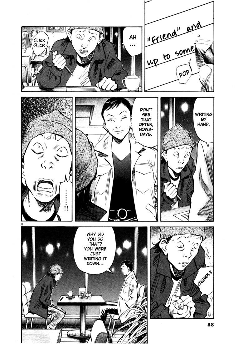 20th Century Boys Chapter 150 page 8 - Chapter 150: The Day He Saw Something