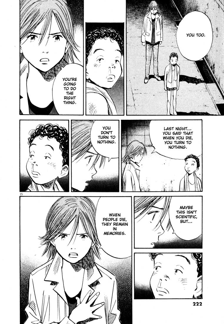 20th Century Boys Chapter 157 page 15 - Chapter 157: Youth and Dreams