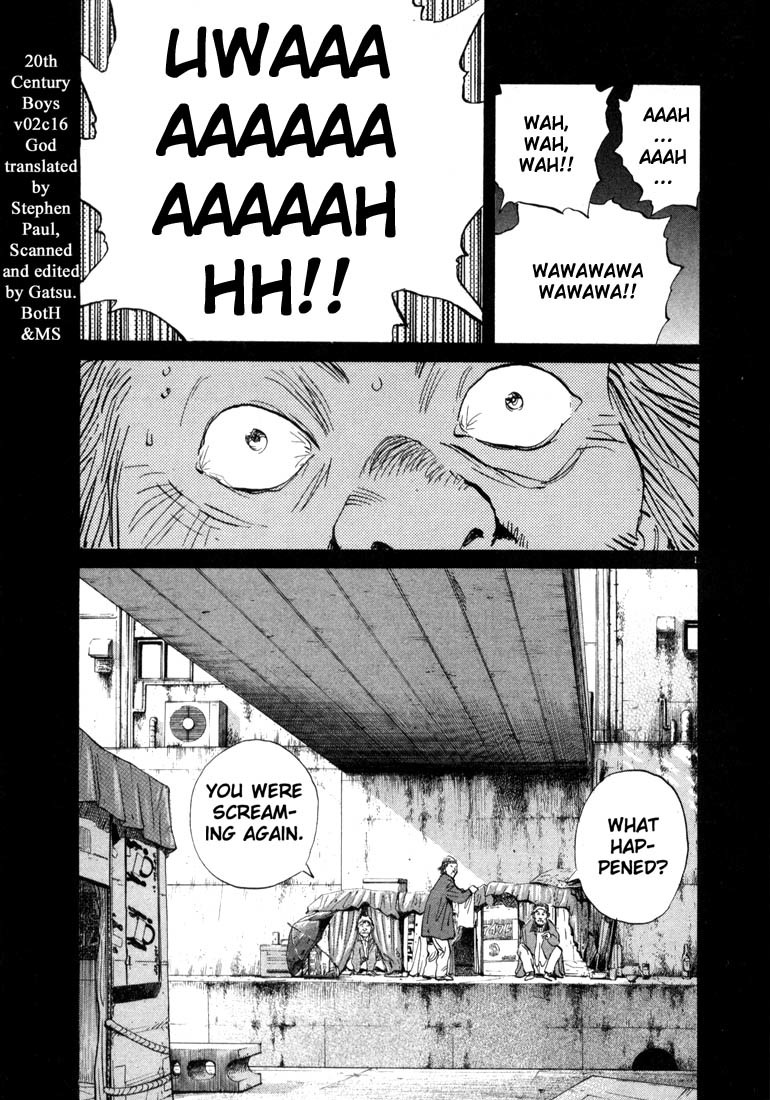 20th Century Boys Chapter 16 page 1 - Chapter 16: God