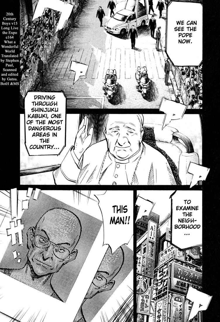 20th Century Boys Chapter 164 page 1 - Chapter 164: What a Wonderful World