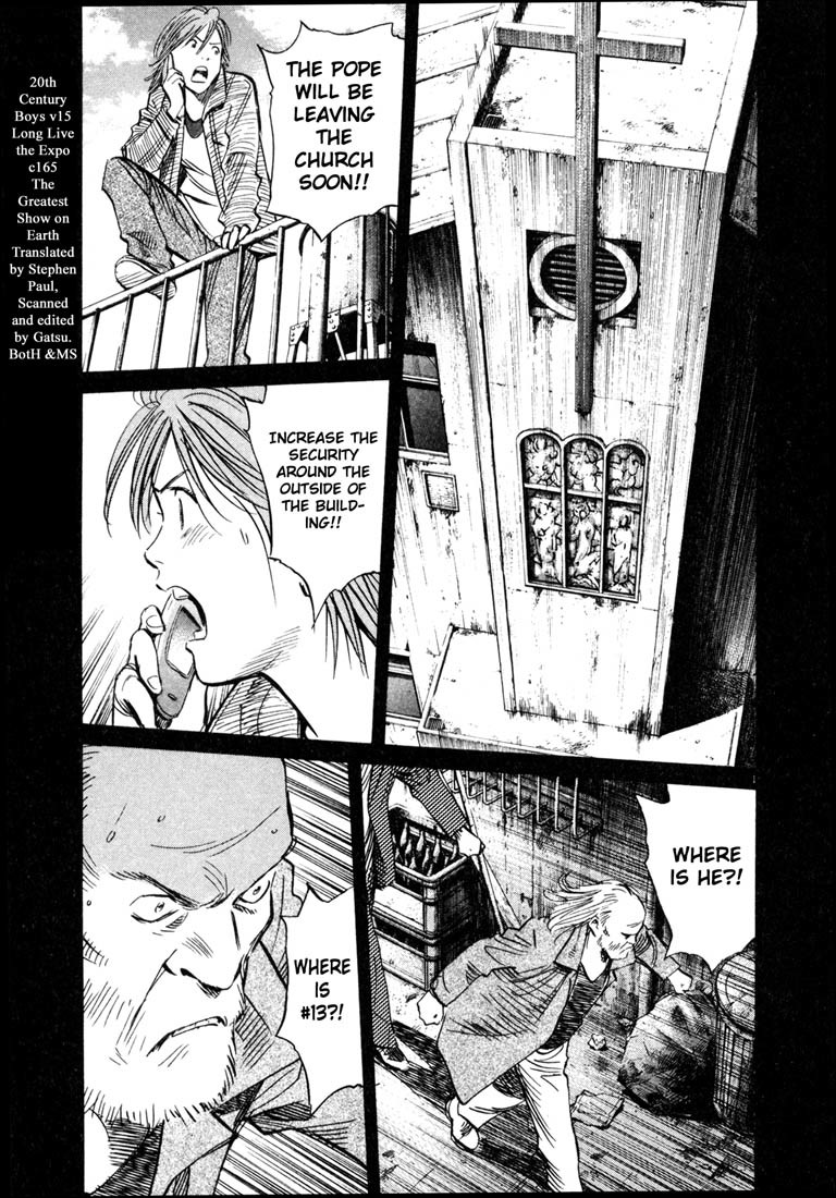 20th Century Boys Chapter 165 page 1 - Chapter 165: The Greatest Show on Earth
