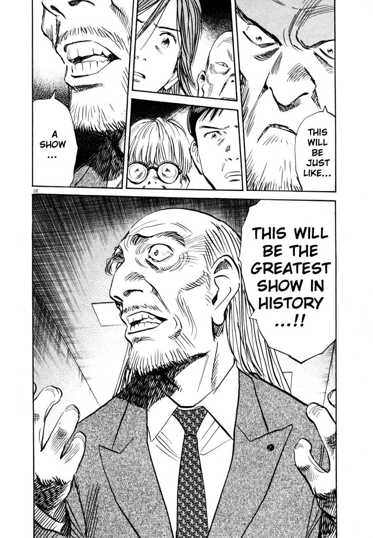 20th Century Boys Chapter 165 page 18 - Chapter 165: The Greatest Show on Earth