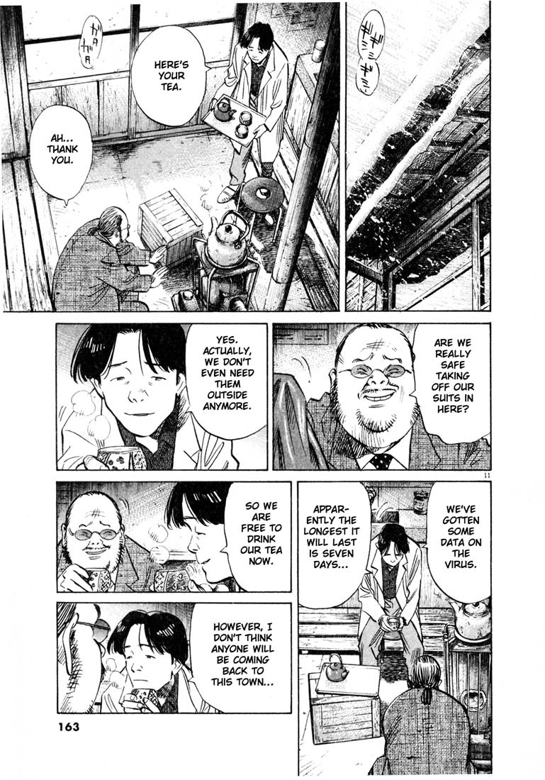 20th Century Boys Chapter 166 page 11 - Chapter 166: Gas-Mask Wearing Salesman