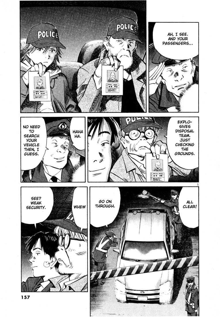 20th Century Boys Chapter 166 page 5 - Chapter 166: Gas-Mask Wearing Salesman
