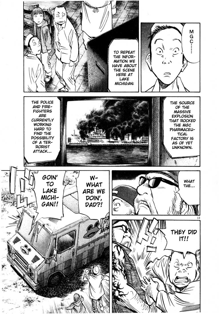 20th Century Boys Chapter 167 page 13 - Chapter 167: Time Limit
