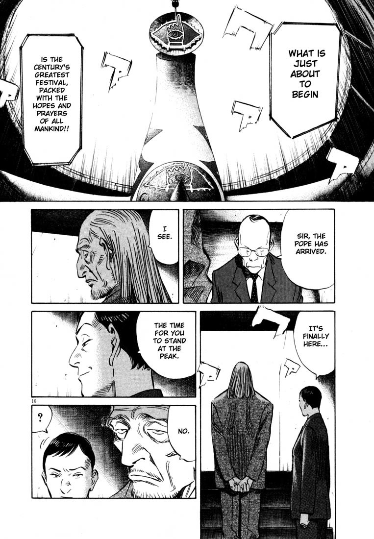 20th Century Boys Chapter 167 page 16 - Chapter 167: Time Limit