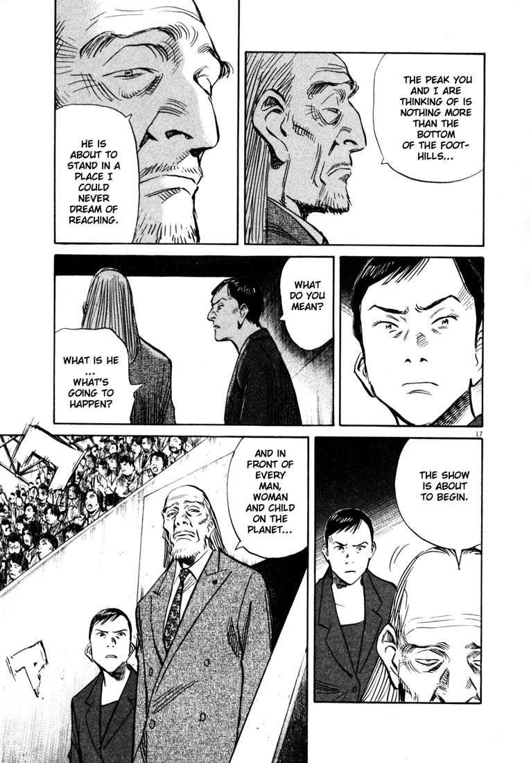 20th Century Boys Chapter 167 page 17 - Chapter 167: Time Limit