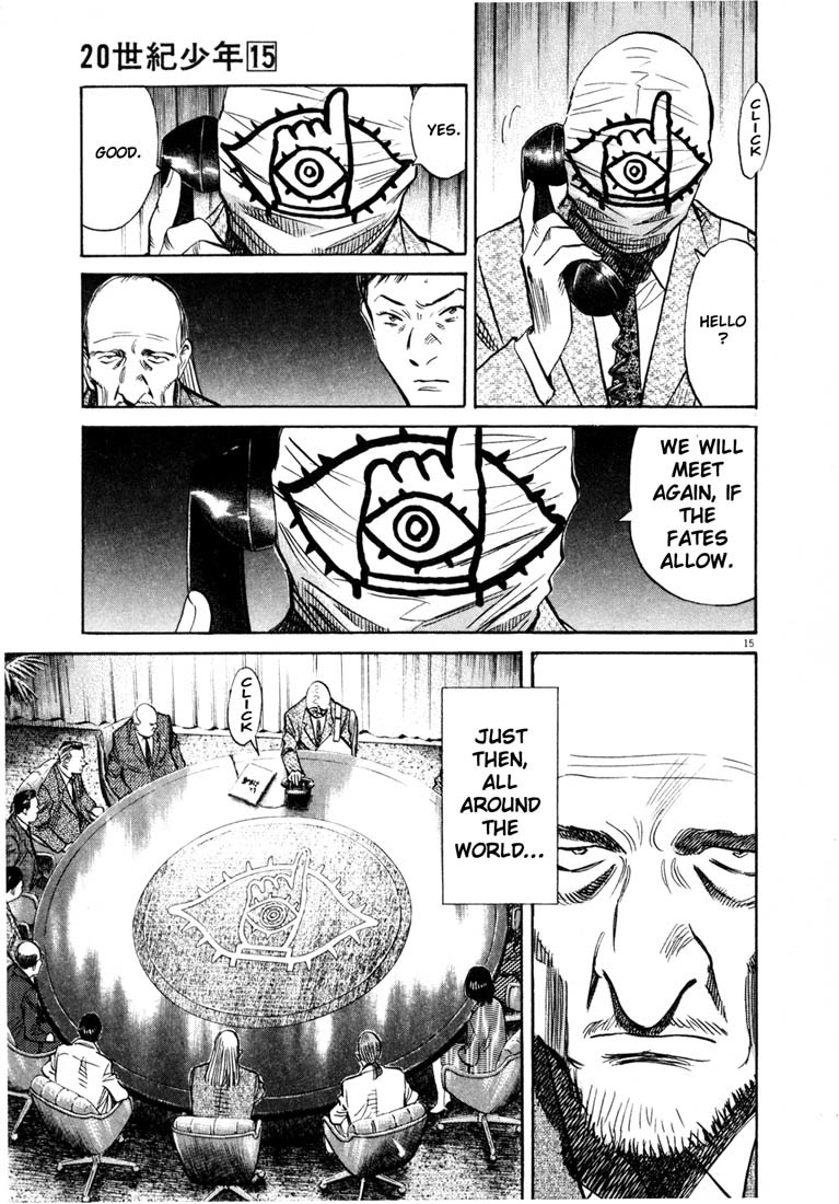 20th Century Boys Chapter 169 page 15 - Chapter 169: Before the Rainbow