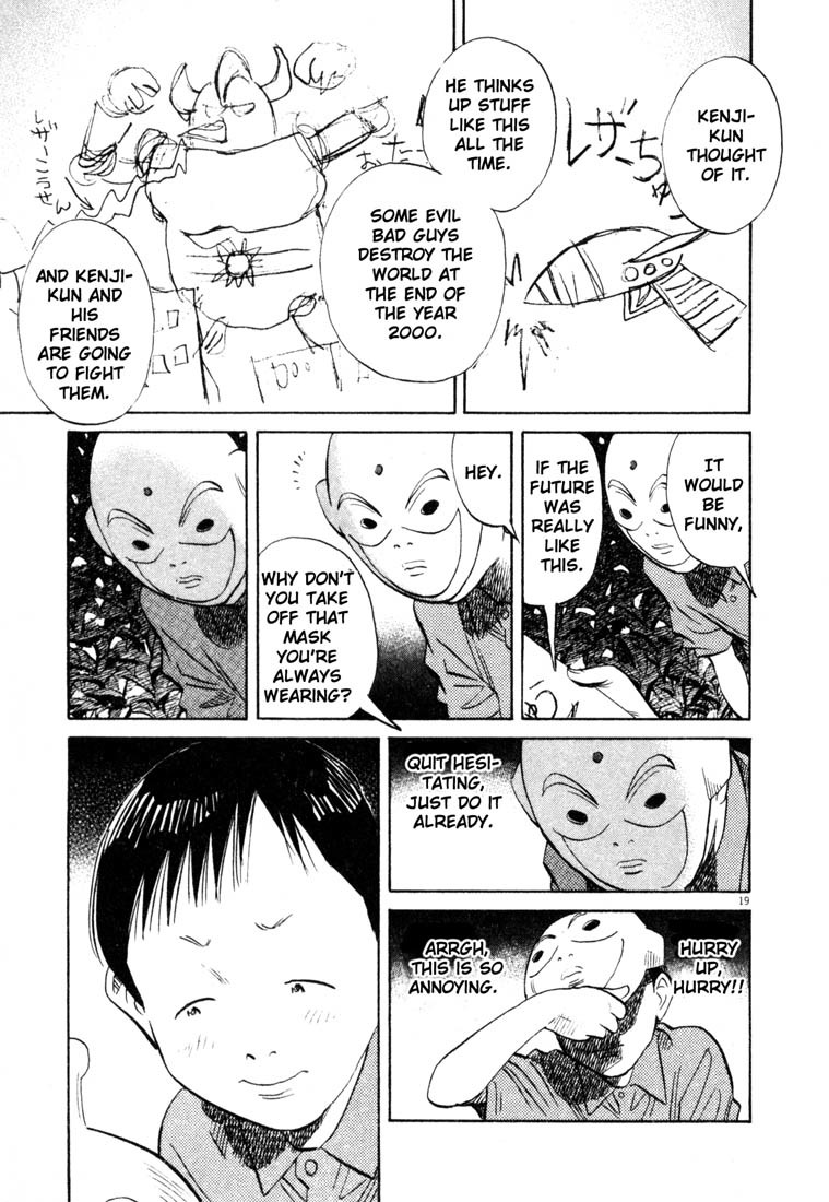 20th Century Boys Chapter 171 page 20 - Chapter 171: The Base of the Rainbow
