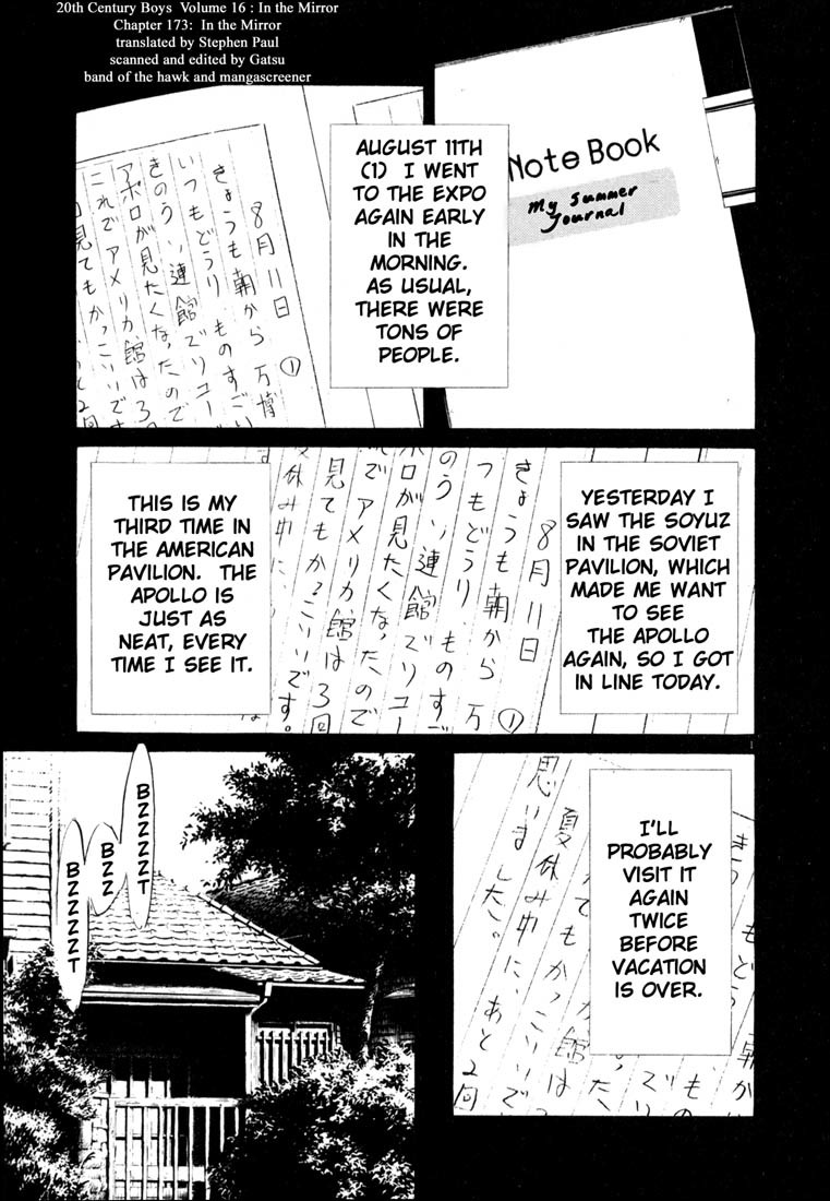 20th Century Boys Chapter 173 page 1 - Chapter 173: In the Mirror