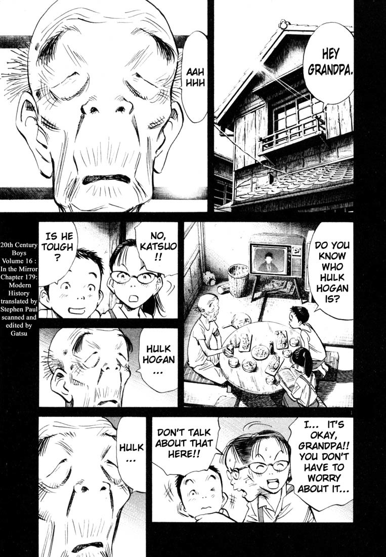 20th Century Boys Chapter 179 page 1 - Chapter 179: Modern History