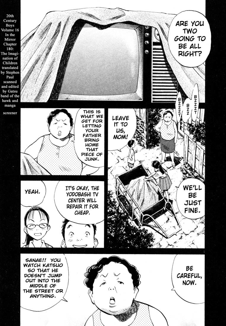 20th Century Boys Chapter 180 page 1 - Chapter 180: The Imagination of Children