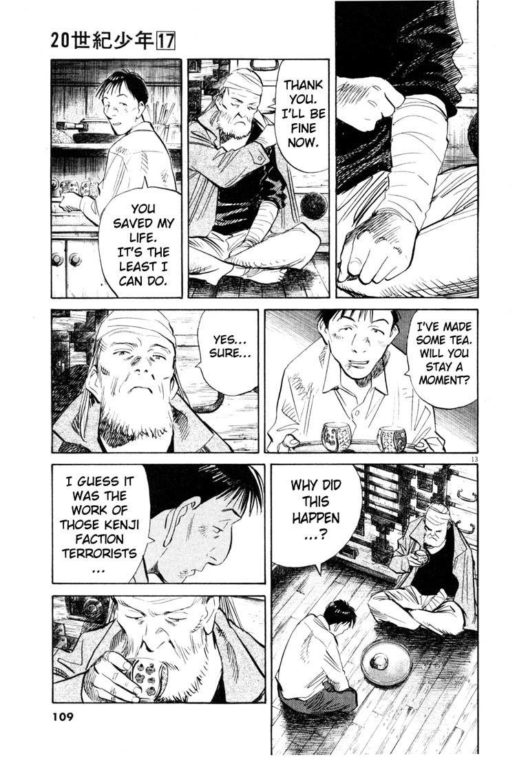 20th Century Boys Chapter 187 page 13 - Chapter 187: On a Journey