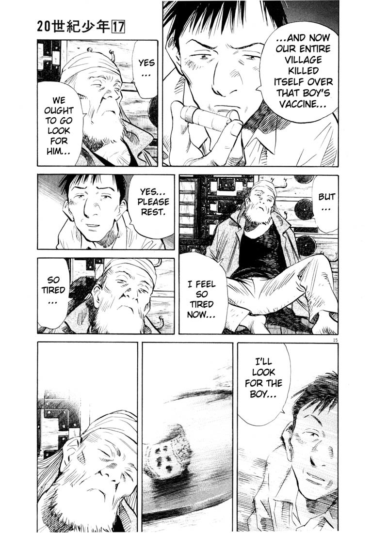 20th Century Boys Chapter 187 page 15 - Chapter 187: On a Journey