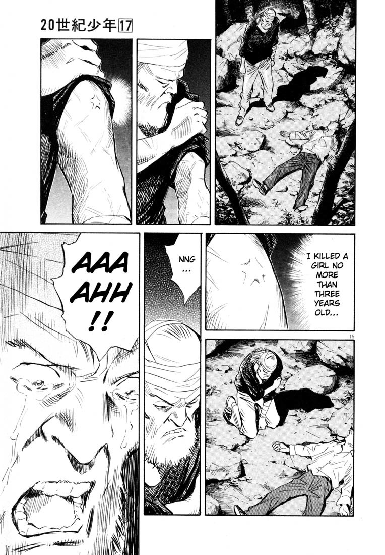 20th Century Boys Chapter 188 page 15 - Chapter 188: The Weight of the Journey