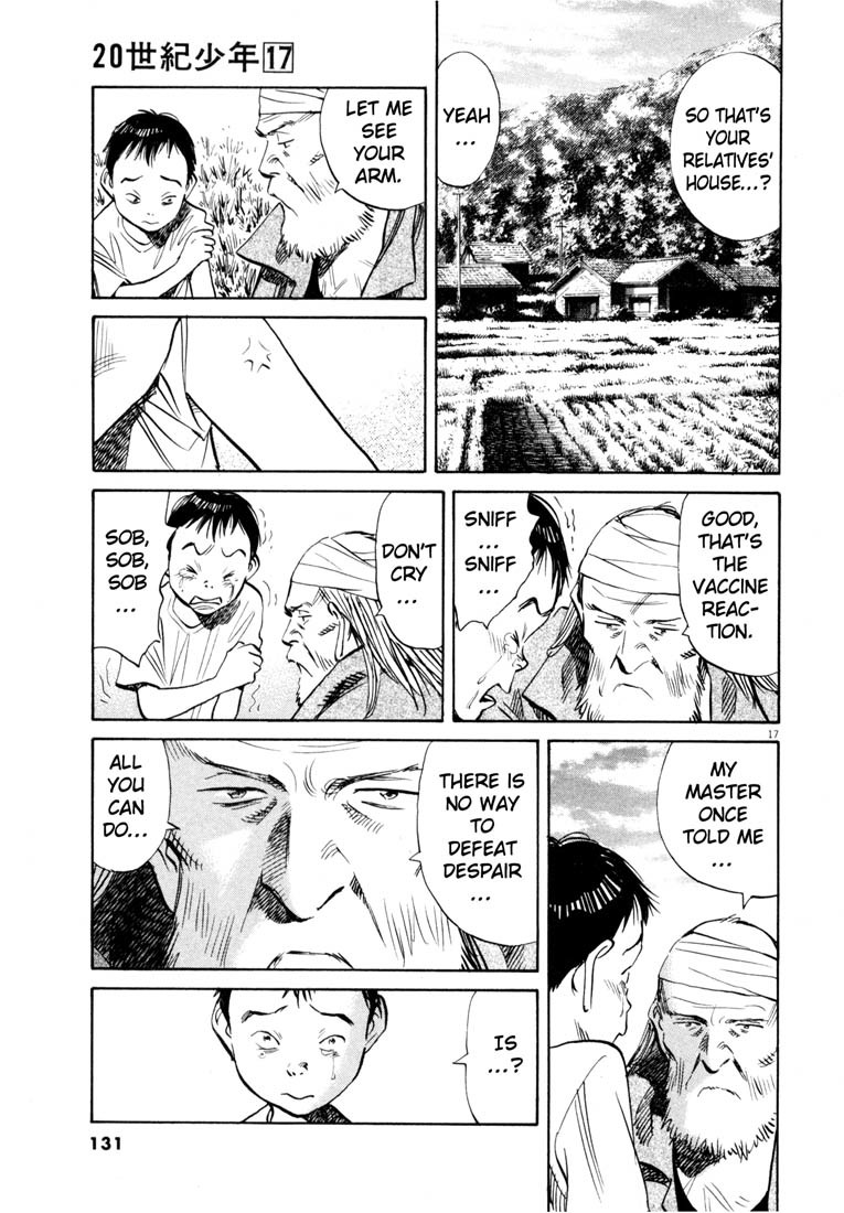 20th Century Boys Chapter 188 page 17 - Chapter 188: The Weight of the Journey