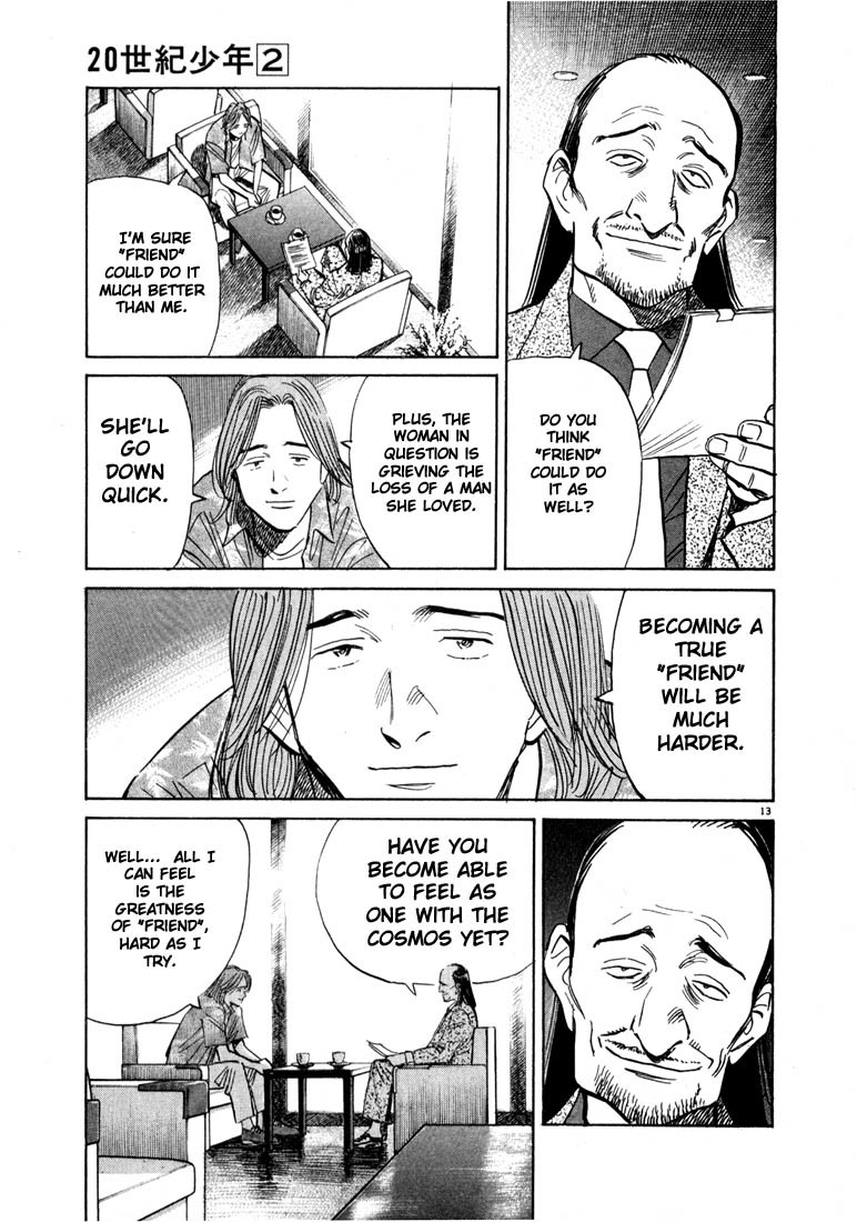 20th Century Boys Chapter 19 page 13 - Chapter 19: The Man Behind