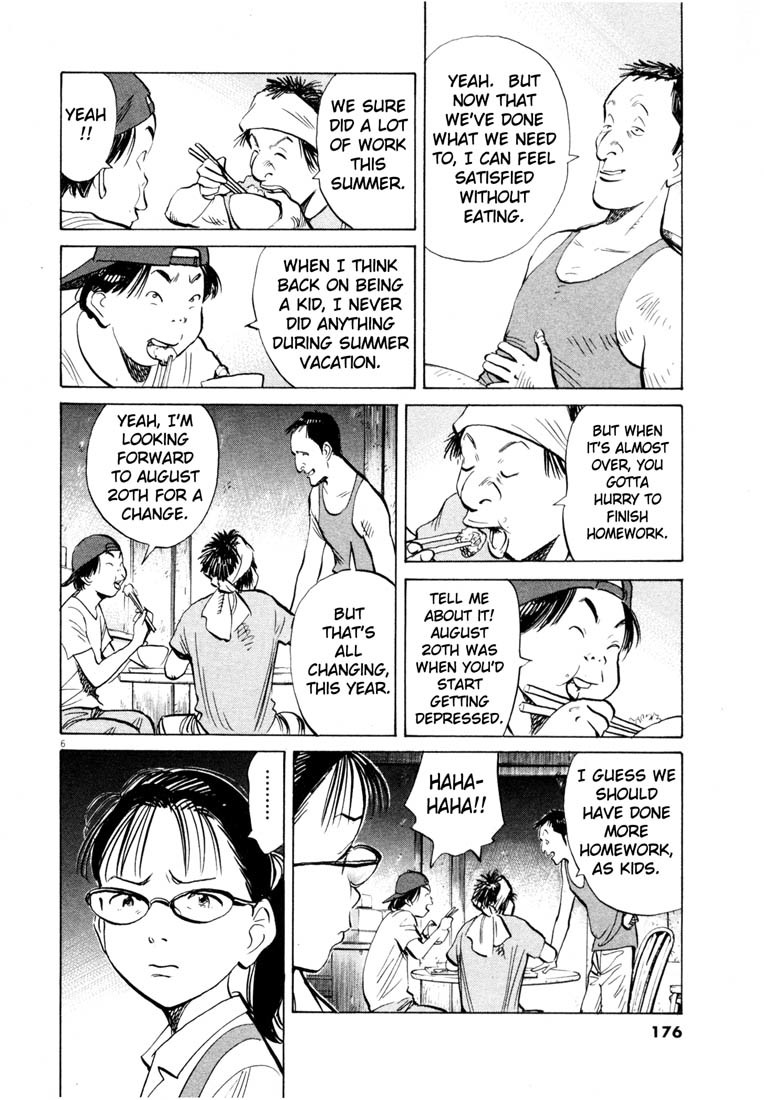 20th Century Boys Chapter 191 page 6 - Chapter 191: Summer Homework