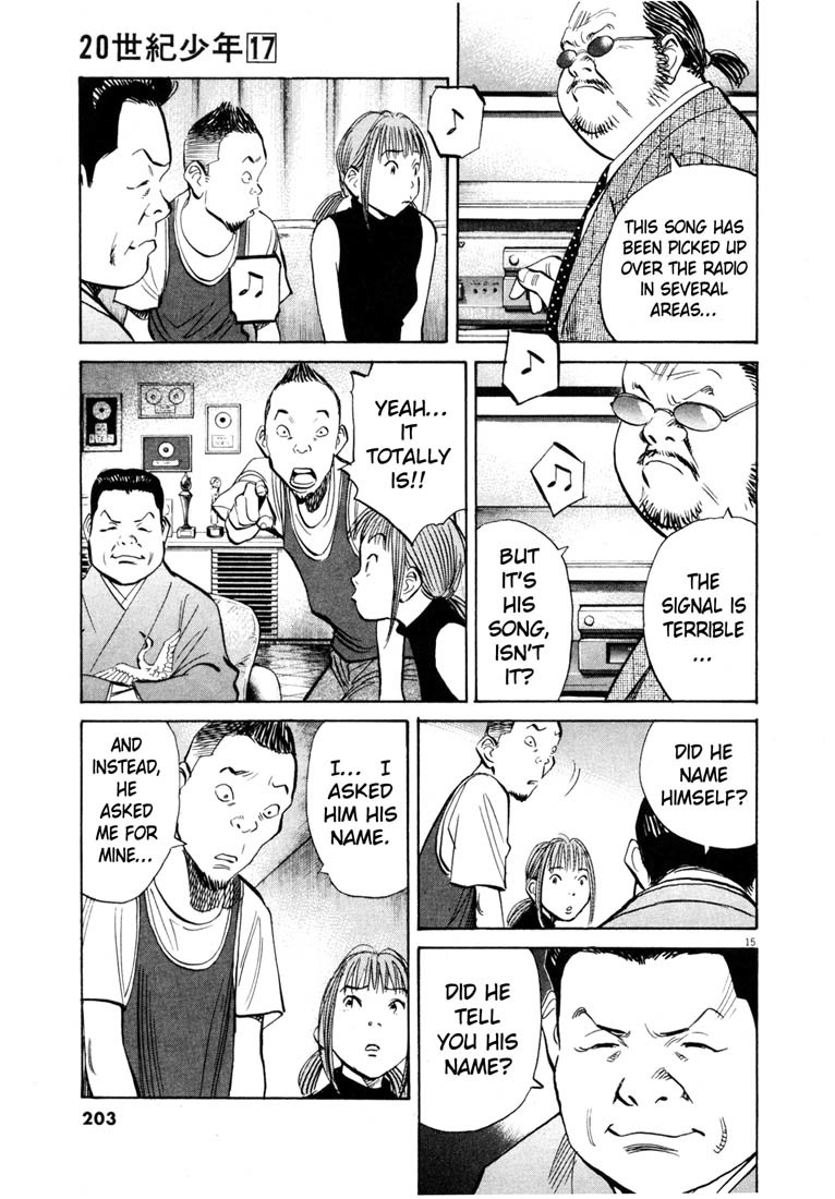20th Century Boys Chapter 192 page 15 - Chapter 192: Meeting at the Crossroads: Cross-Counter