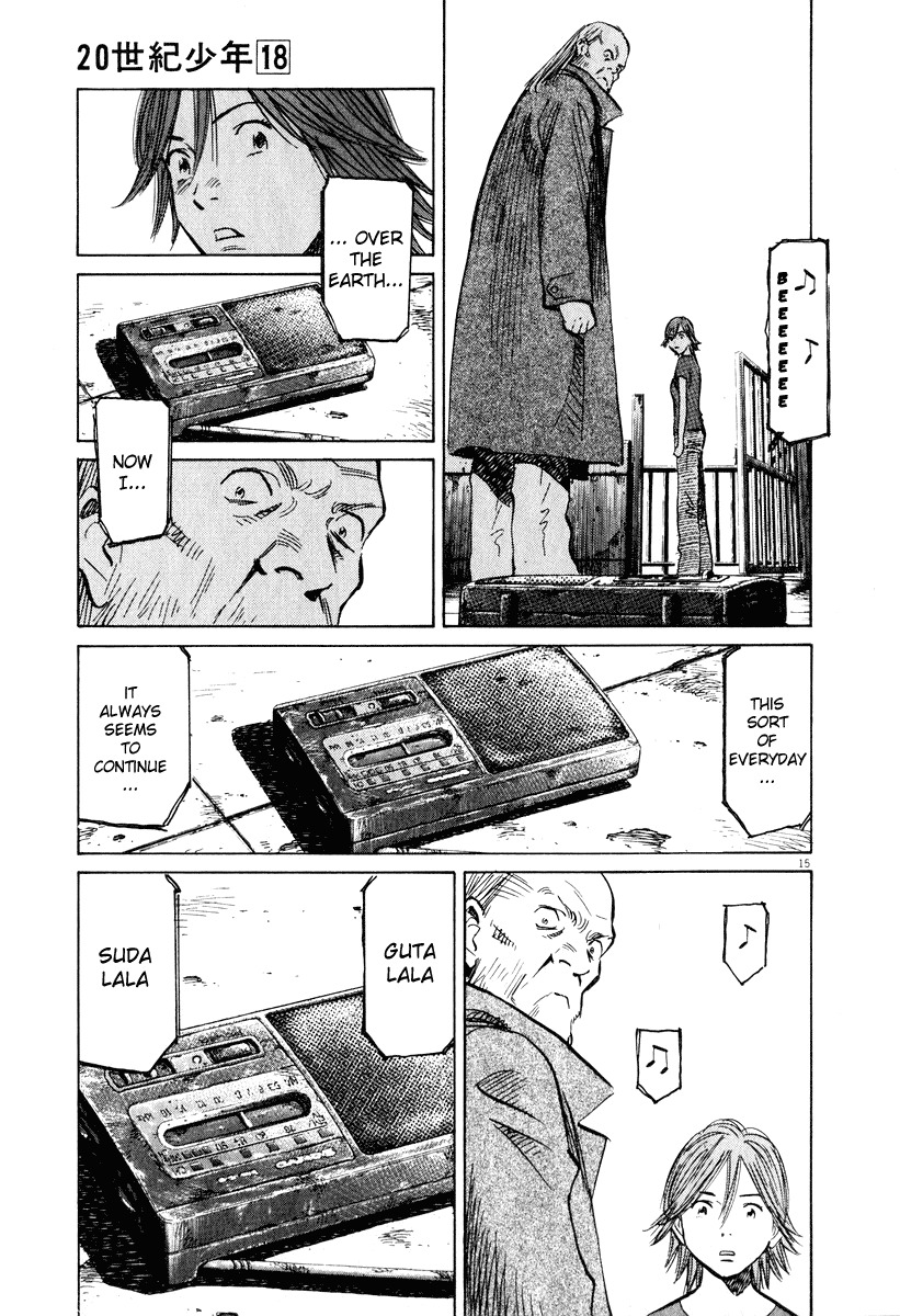 20th Century Boys Chapter 196 page 15 - Chapter 196: Everyone's Song