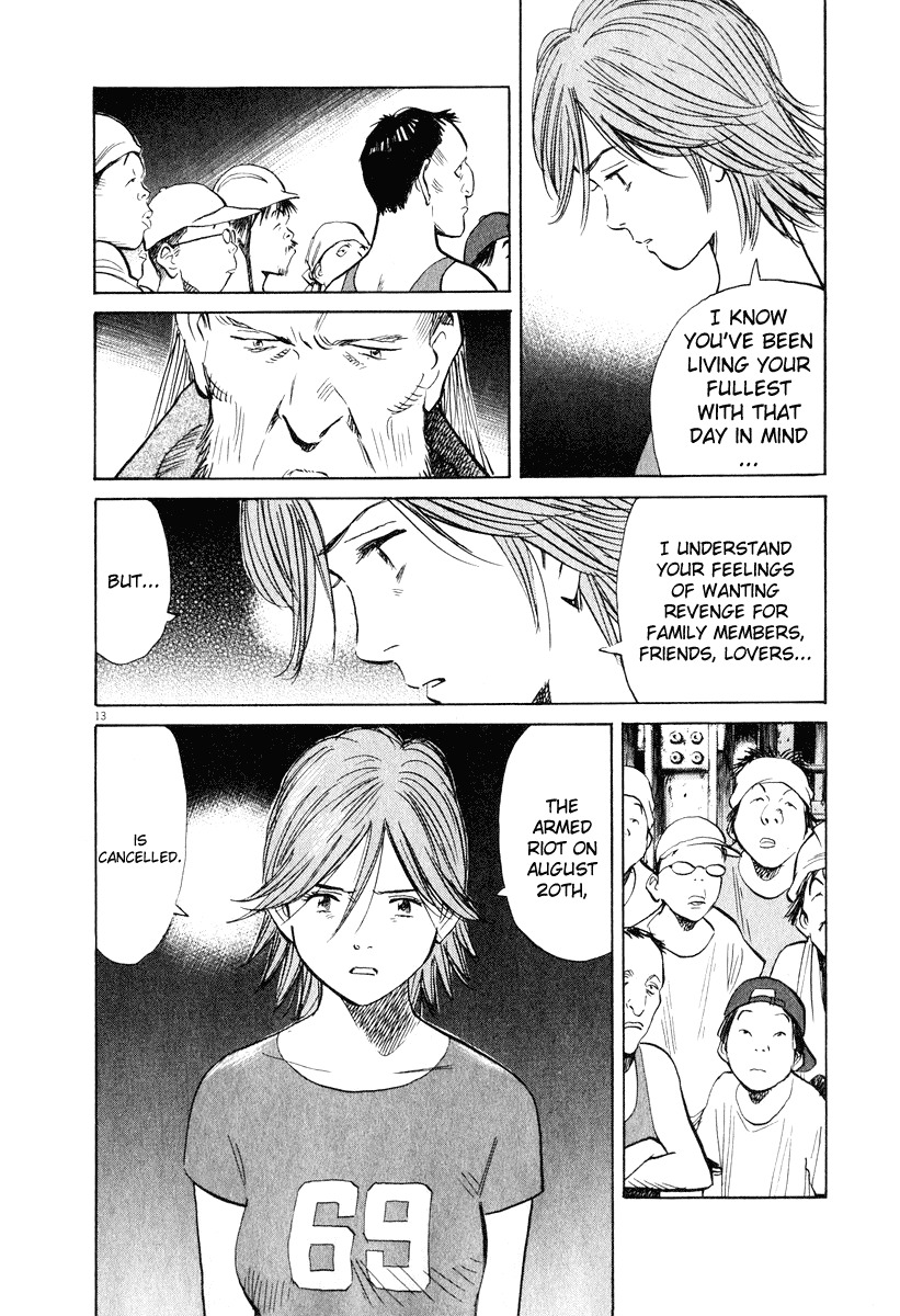 20th Century Boys Chapter 197 page 13 - Chapter 197: Everyone, Gather