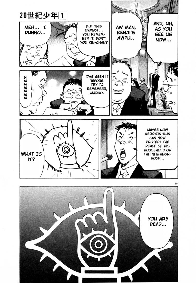 20th Century Boys Chapter 2 page 15 - Chapter 2: Karaoke