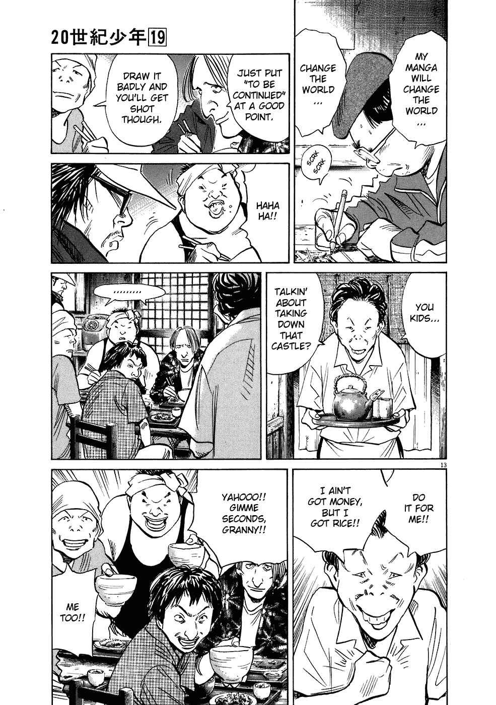 20th Century Boys Chapter 210 page 14 - Chapter 210: The Seven Samurai of the Wasteland