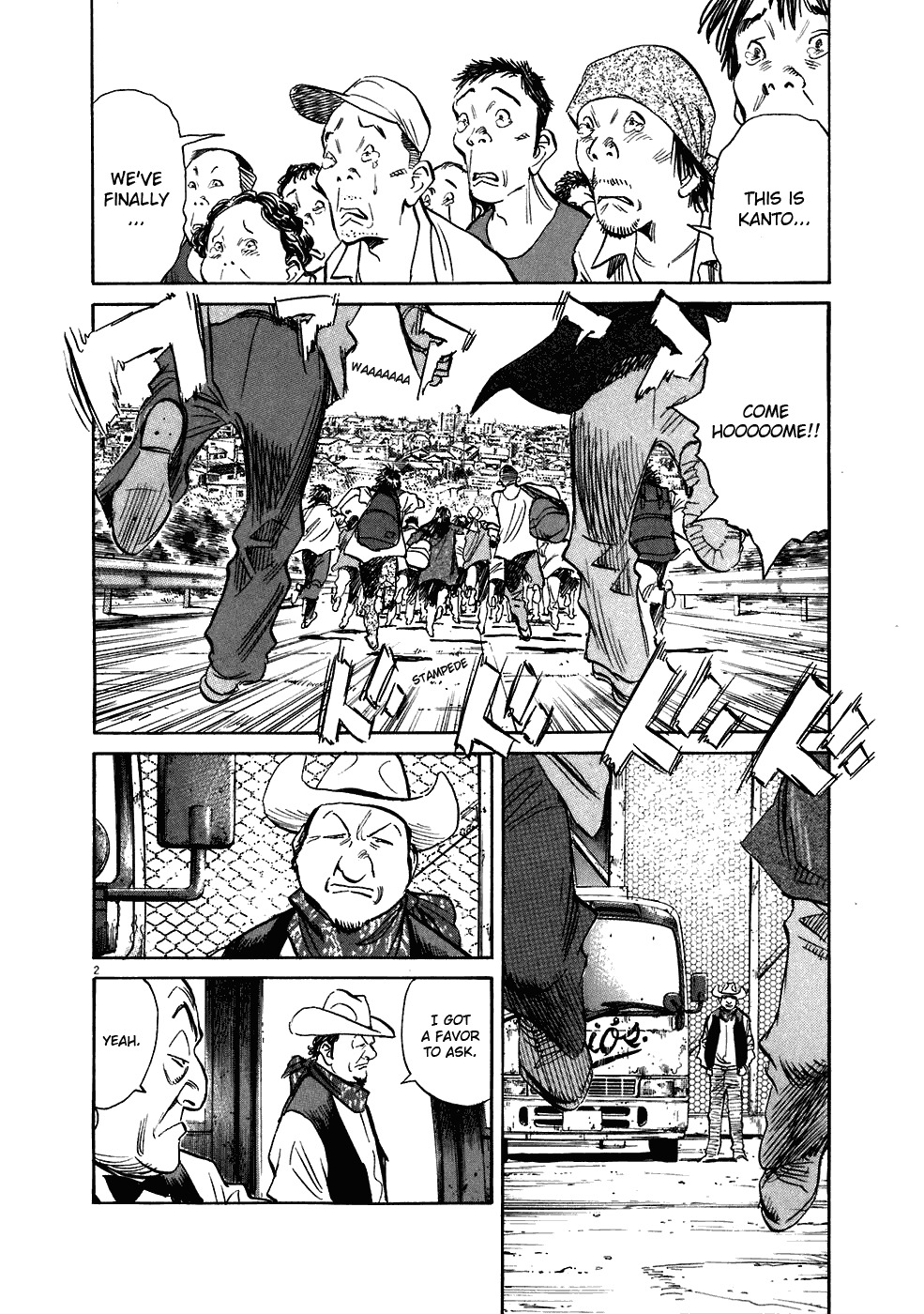 20th Century Boys Chapter 210 page 3 - Chapter 210: The Seven Samurai of the Wasteland