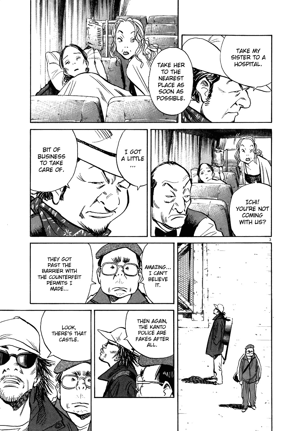 20th Century Boys Chapter 210 page 4 - Chapter 210: The Seven Samurai of the Wasteland