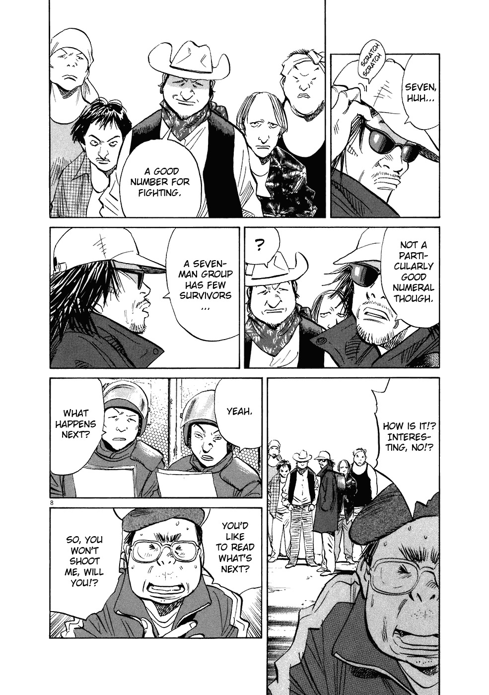 20th Century Boys Chapter 210 page 9 - Chapter 210: The Seven Samurai of the Wasteland
