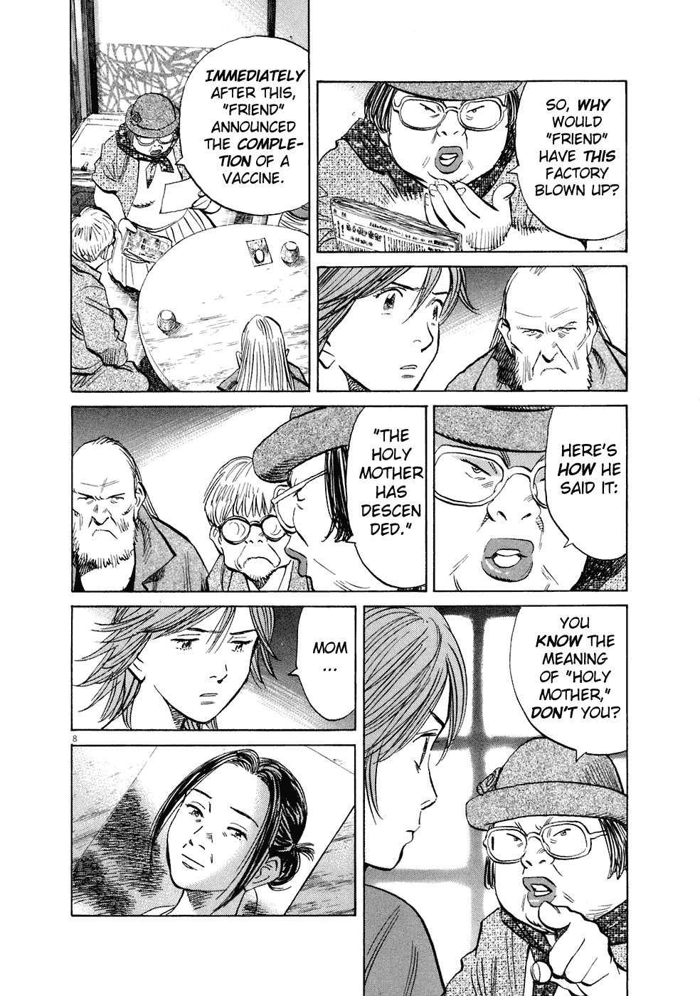 20th Century Boys Chapter 216 page 9 - Chapter 216: The Time of the Holy Mother