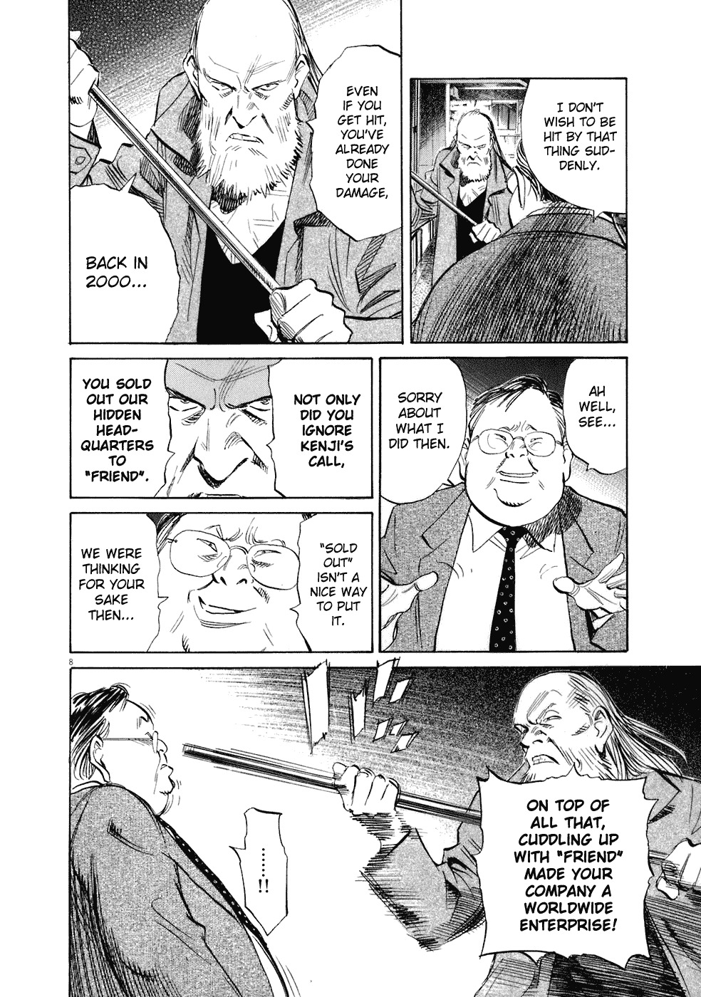 20th Century Boys Chapter 223 page 8 - Chapter 223: Which way?!
