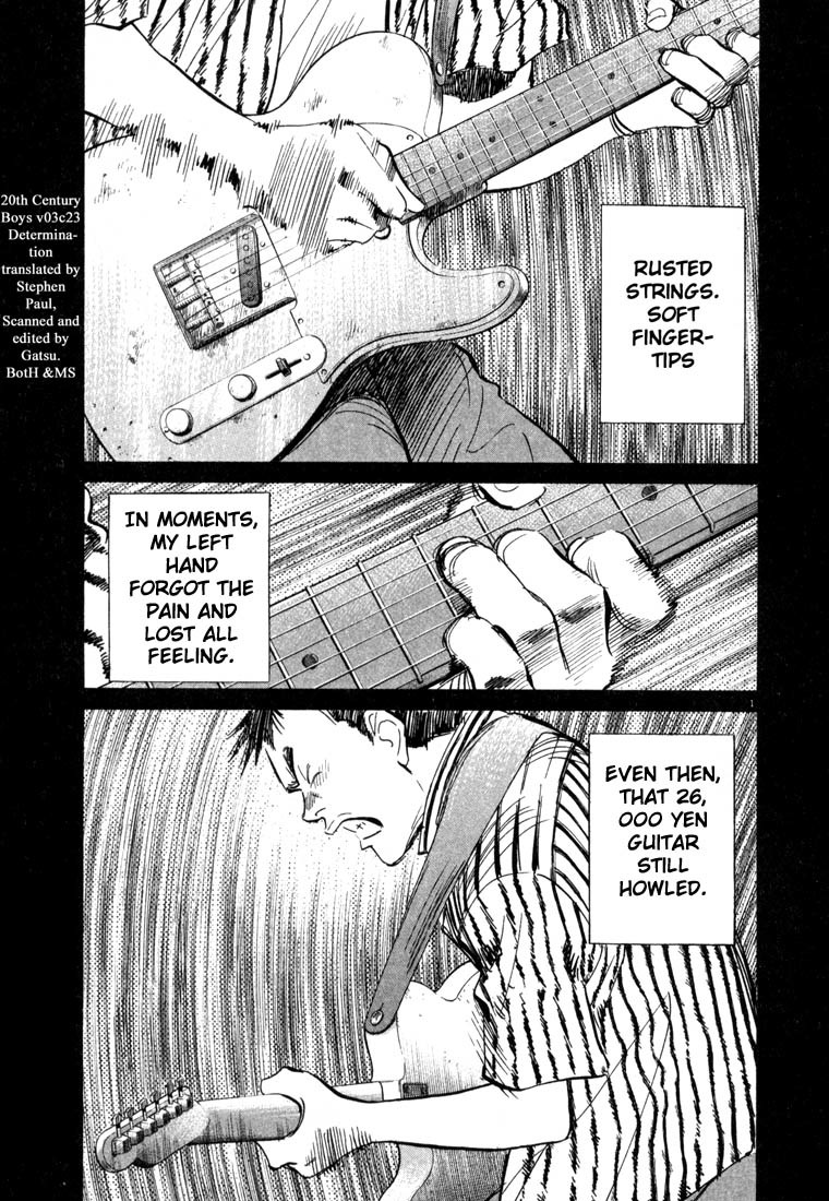 20th Century Boys Chapter 23 page 1 - Chapter 23: Determination