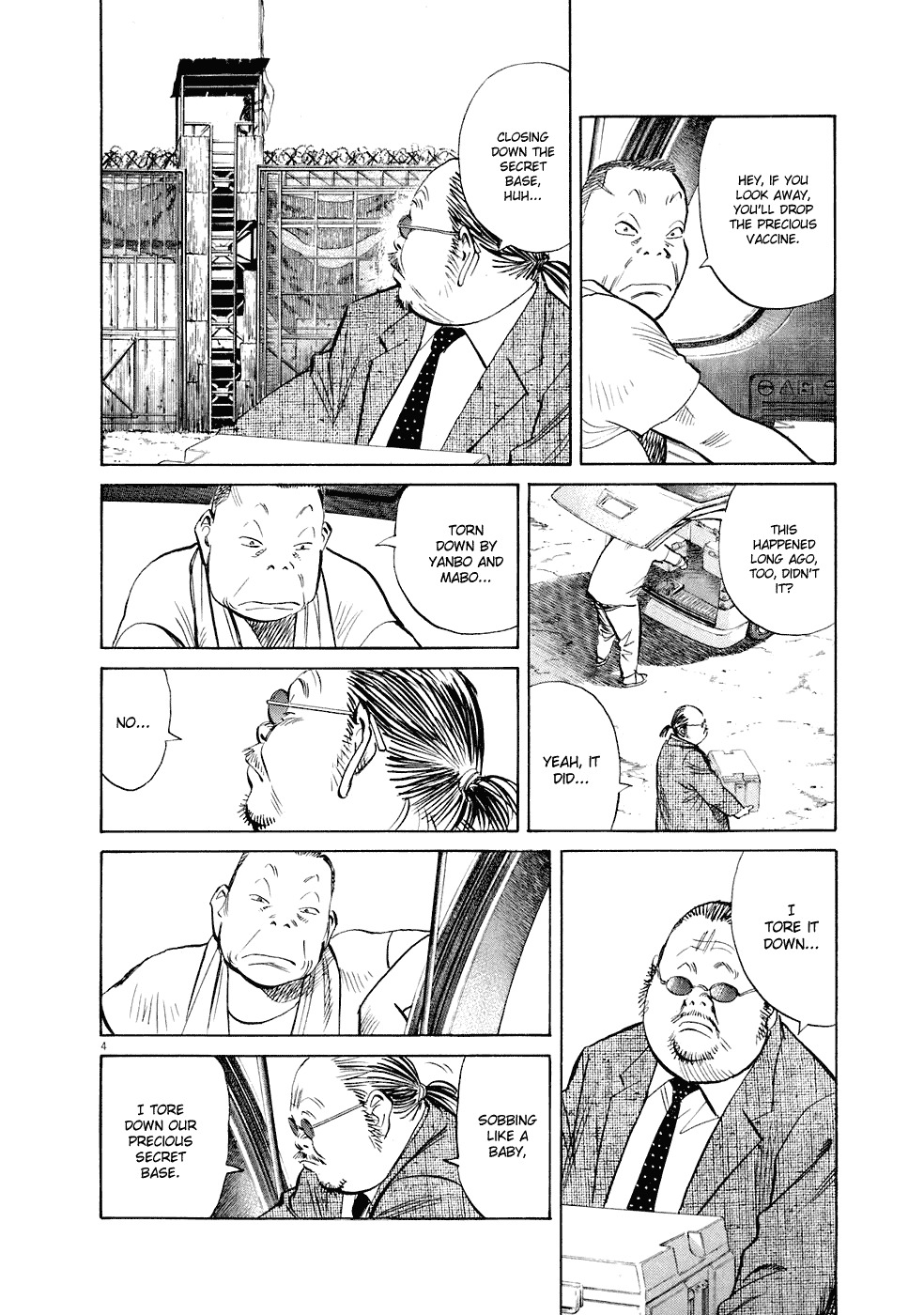 20th Century Boys Chapter 234 page 4 - Chapter 234: Below this Flag