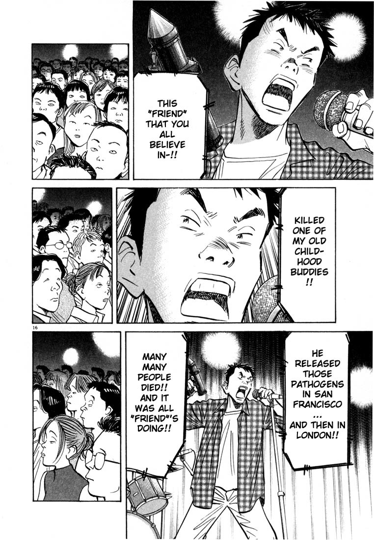 20th Century Boys Chapter 24 page 16 - Chapter 24: Showdown