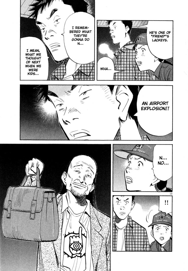 20th Century Boys Chapter 29 page 13 - Chapter 29: Airport Explosion