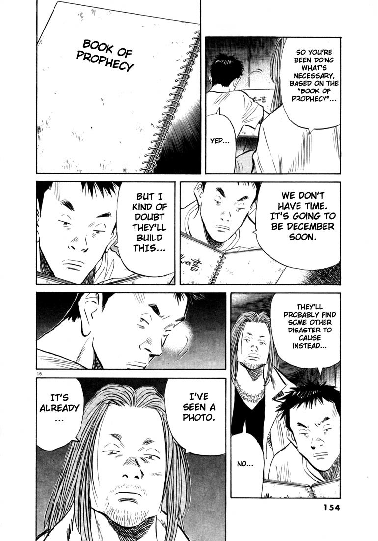 20th Century Boys Chapter 40 page 16 - Chapter 40: Secret Base