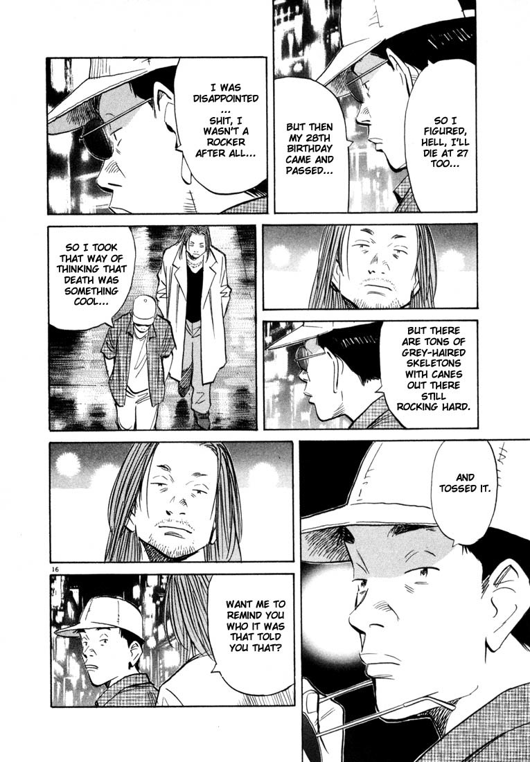 20th Century Boys Chapter 42 page 16 - Chapter 42: Underground Emperor